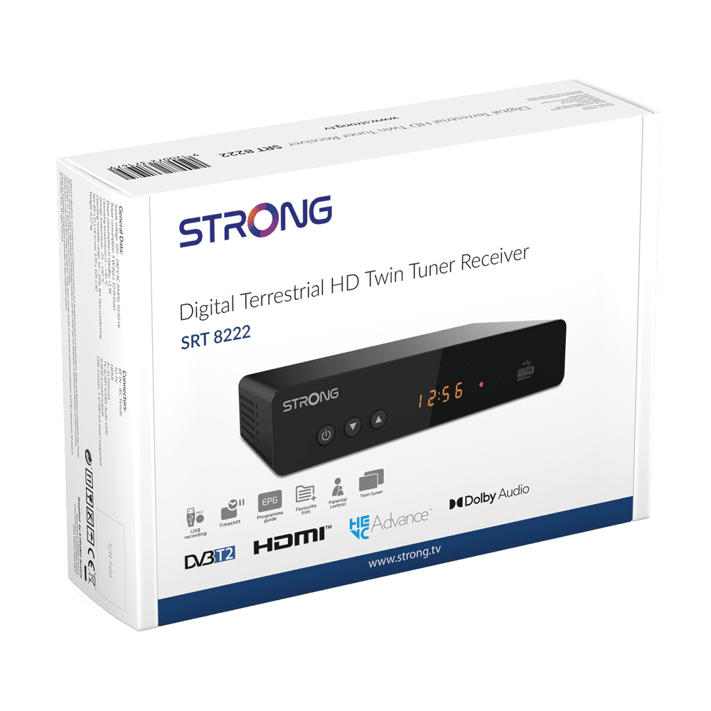 DVB-T2 Zemaljski resiver Strong SRT 8213 - Resiveri / Prijemnici 