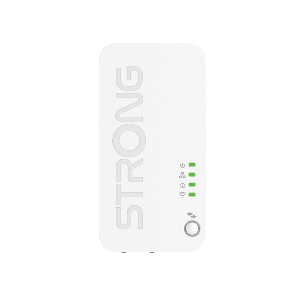 STRONG Group - Le kit CPL Wi-Fi 1000 comprend un adaptateur CPL 600 et un  adaptateur CPL Wi-Fi 1000. Il crée de manière très simple un hotspot Wi-Fi  haut débit jusqu'à 1000